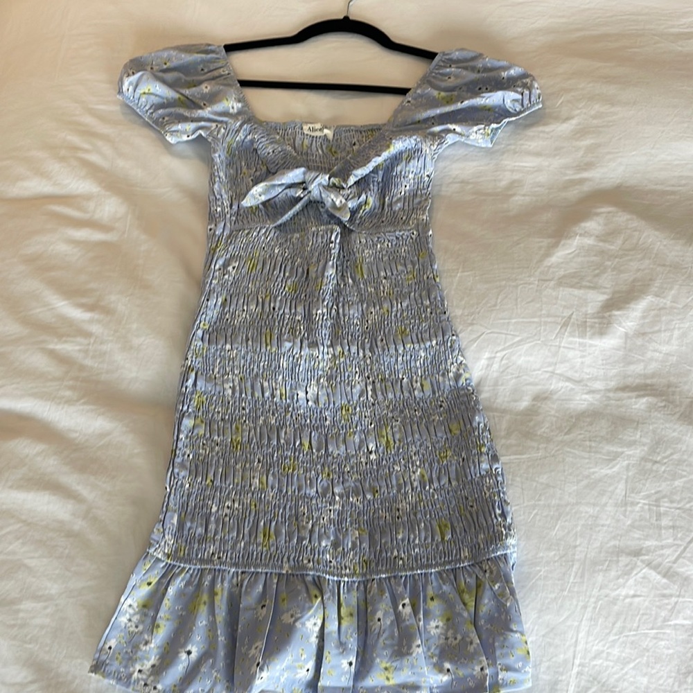 Sundae Muse blue floral dress size US 4/AUS 8.